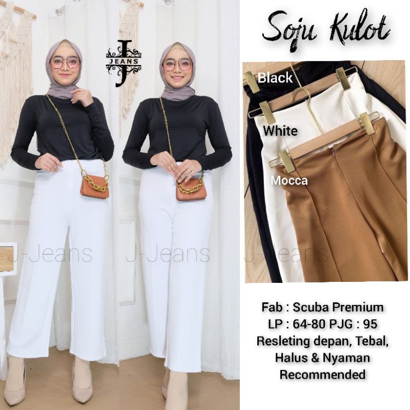 SCUBA KULOT PREMIUM || SOJU ORIGINAL J-JEANS