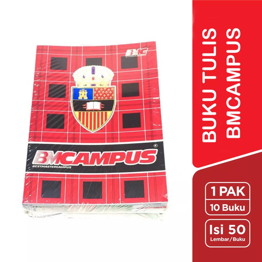 Buku Tulis BM Campus / Campus BMC 50 Lembar