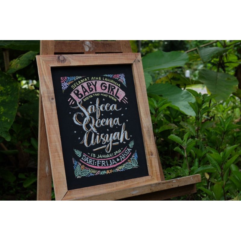 

Jasa Bikin Tulisan Kapur di Papan Tulis 20 x 30 Chalkboardjogja