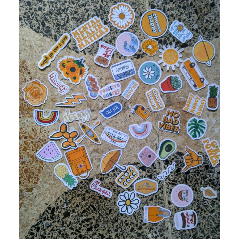 

[part 3] Stiker Aesthetic/stiker Tumblr/stiker murah [Beli 5 gratis 1]
