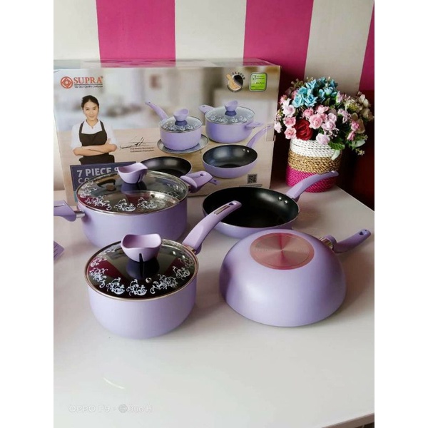 Supra set cookware 7pc panci set renatta