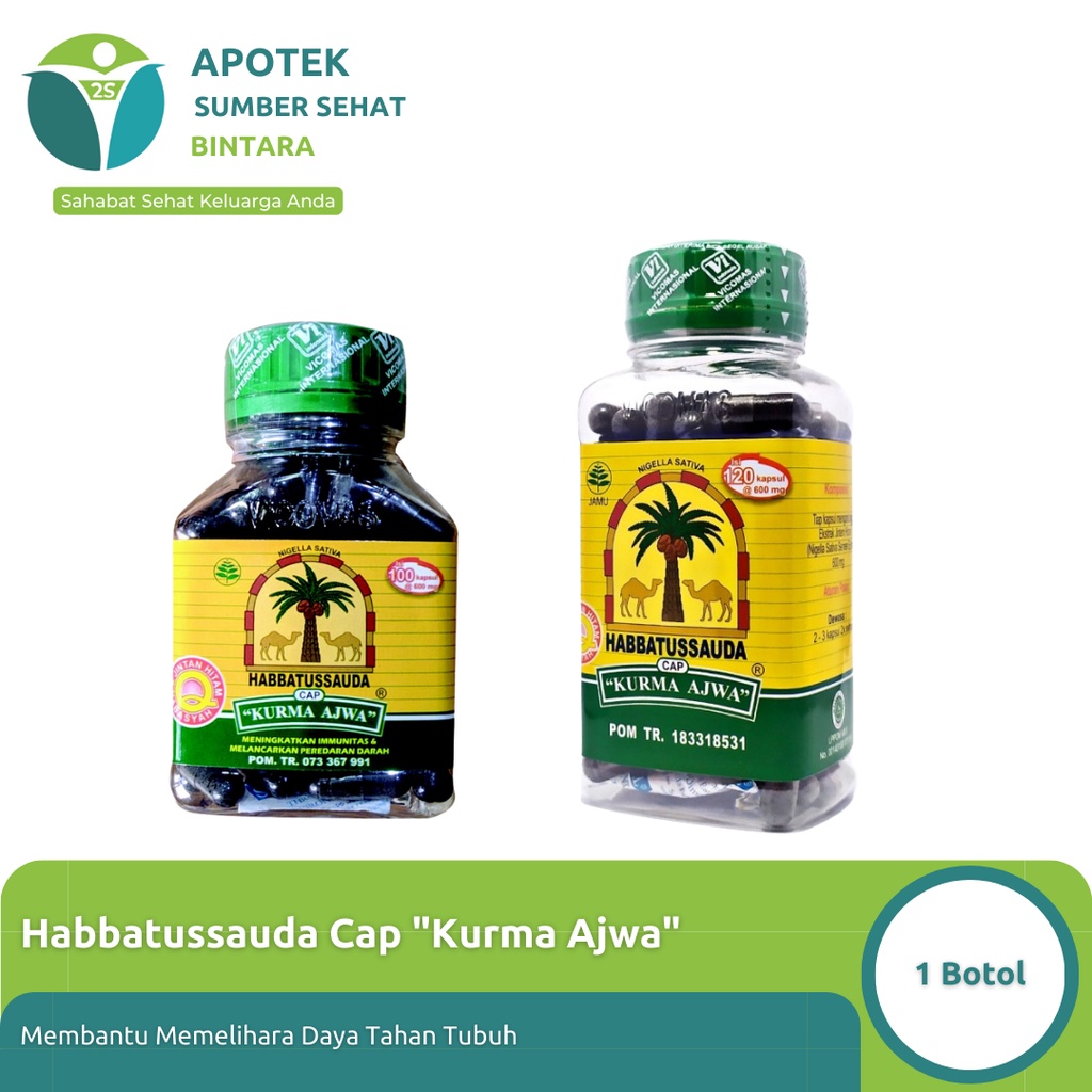 Habbatussauda Cap Kurma Ajwa