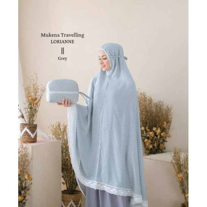 Mukena Rayon Polkadot