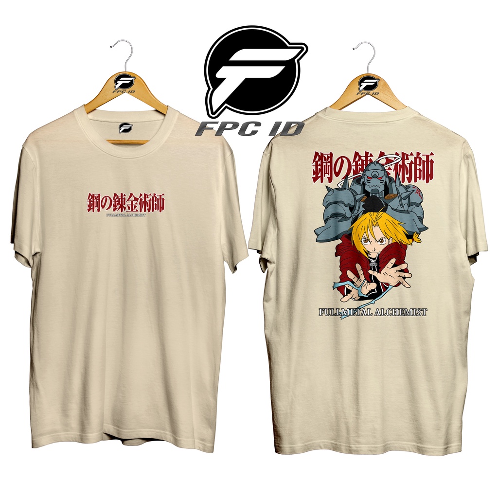 Kaos Anime Edward Elric Fullmetal Alchemist Cotton Combed 30s Premium Pilihan Favorit Fpc Id