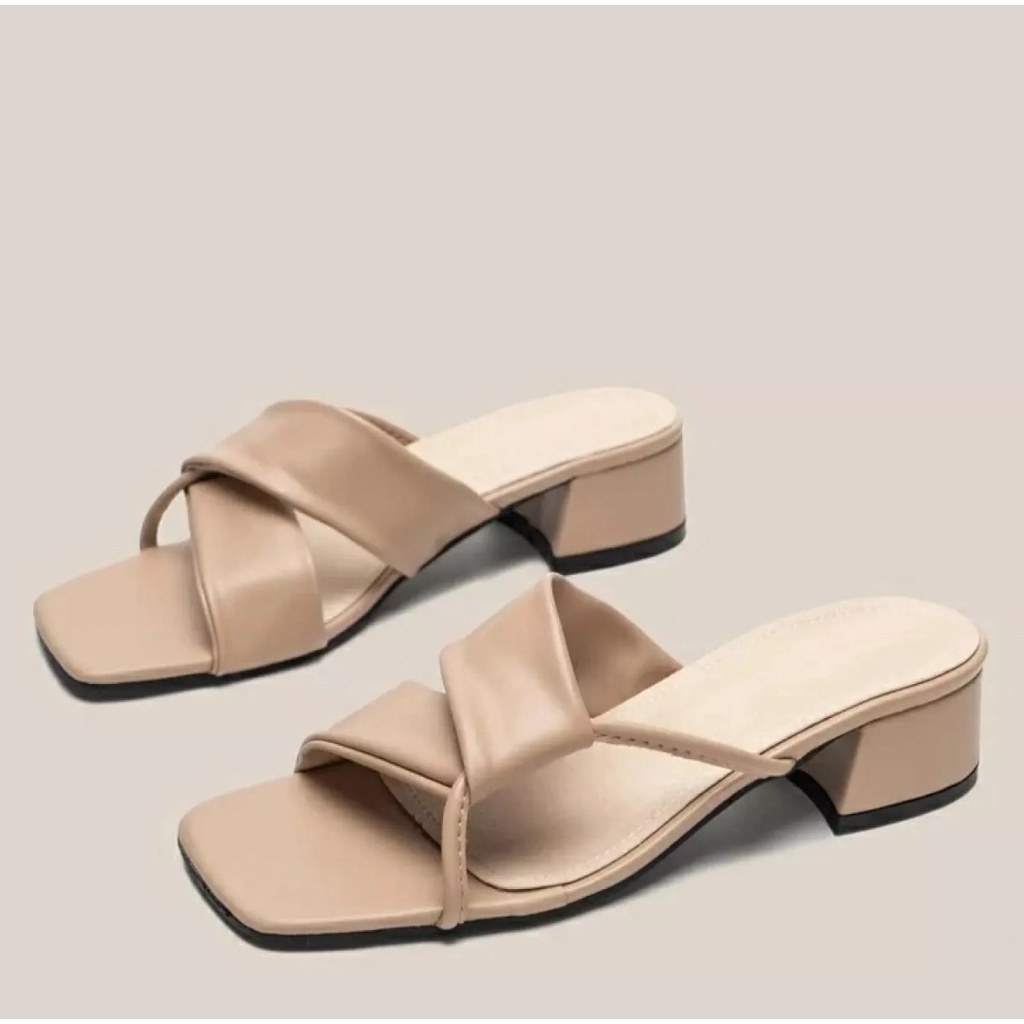 Sandal heels Wanita Clara Hak 3 Cm