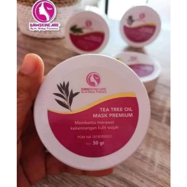 TEA TREE OIL MASK DRWSKINCARE 100% ORIGINAL BPOM
