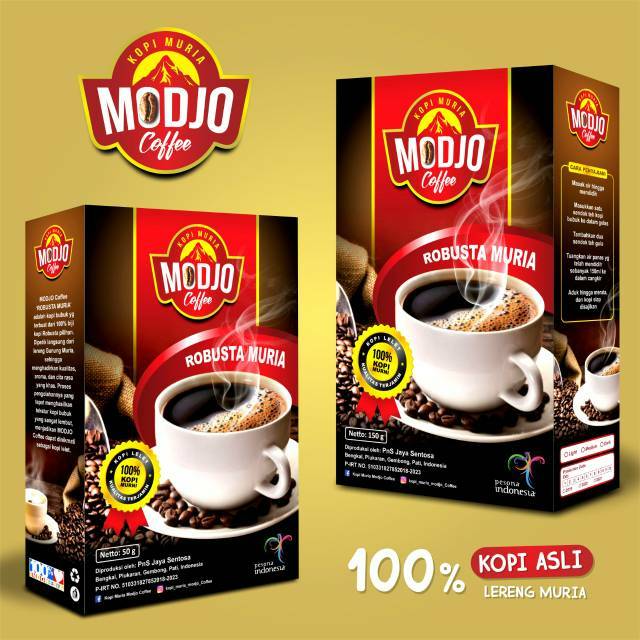 

Modjo Coffee " ROBUSTA MURIA " 50g, 100% Kopi murni