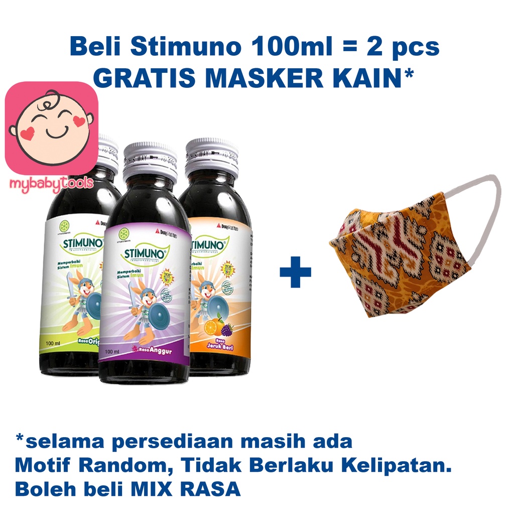 STIMUNO SIRUP MULTIVITAMIN ANAK ORIGINAL JERUK ANGGUR 60ML 100ML HERBAL UNTUK IMUN TUBUH