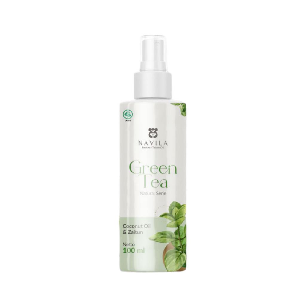 NAVILA Telon Oil Minyak Telon Kulit Sensitif Wangi Lavender, Green Tea, Arasso Kasturi dan Saranghae 100ml