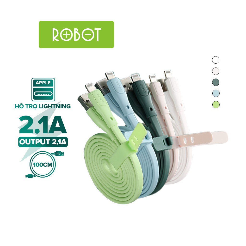 ROBOT Kabel Data RGM 100 Data Cable USB 2.1A 100cm Ori 100 %