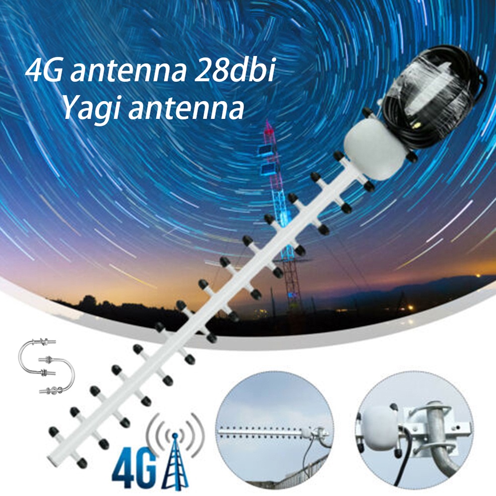 4G 28dbi Antenna SMA Male WIFI Signal Booster Amplifier LTE 4G Outdoor Directional Booster Yagi Ante