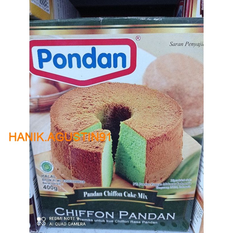 

Pondan Chiffon Pandan 400gr