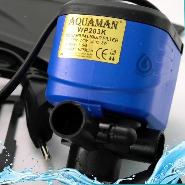 ✻ TOP FILTER BOX AQUARIUM AQUAMAN WP 203 K WP-203K AQUASCAPE AKUARIUM ➸