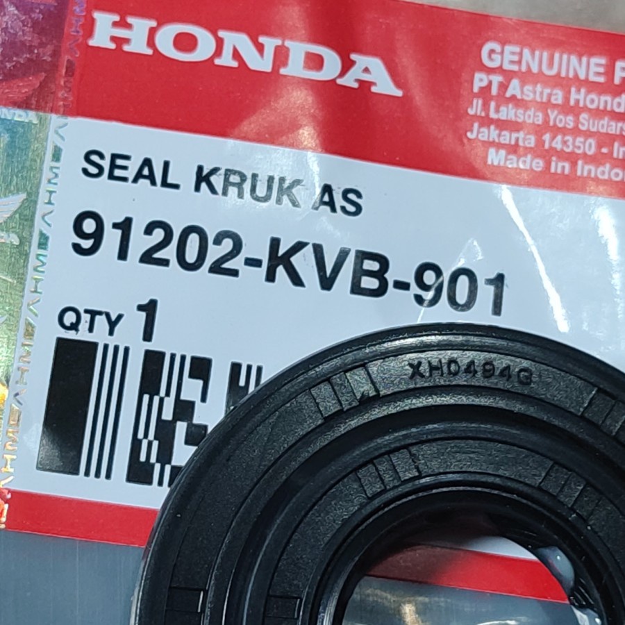 Original AHM Seal As Kruk Kiri Honda Beat Vario Scoopy Spacy Oil Seal Crankshaft Kiri KVB