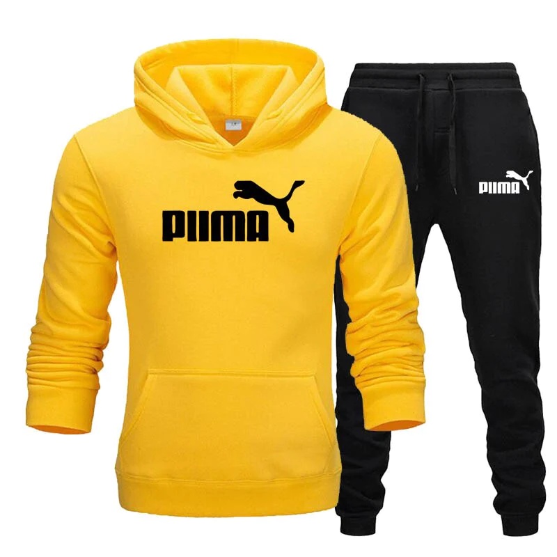 Setelan Celana Jogger &amp; Jumper Hoodie PUM4 II Set sweater Hoodie dan Celana Joger Panjang ( Pria &amp; Wanita )