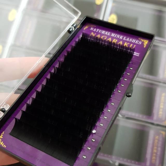 NAGARAKU EYELASH EXTENSION 0.12 C atau D Sambung bulumata