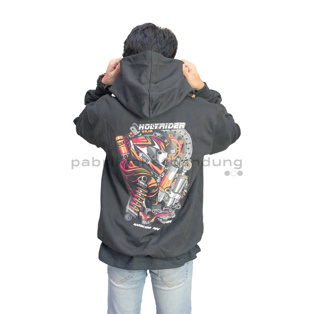 HARDCORE RIDER STUFF II JAKET SWEATER HOODIE SUNMORI || SWEATER HOODIE SUNMORI