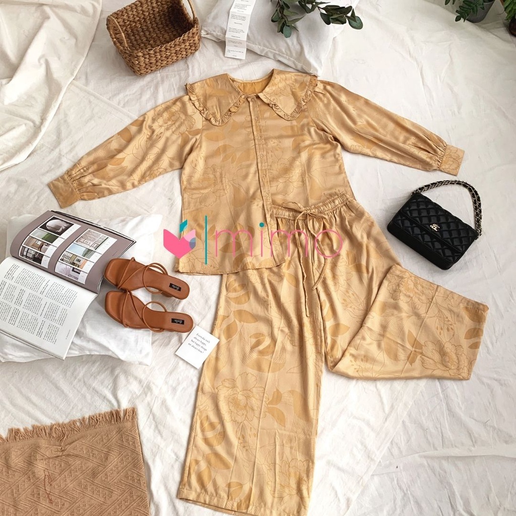 Salwa Long Set Polos - Ramadhan Collection/Baju Lebaran