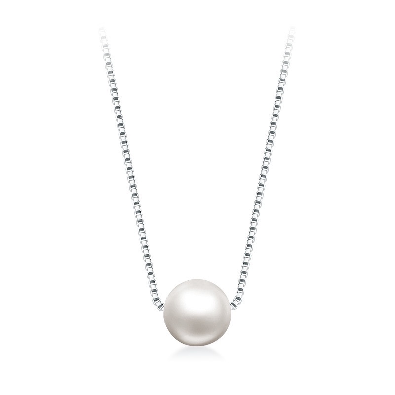 [Ready Stock]Fashion Short Pearl Necklace Fresh Simple Pearl Pendant