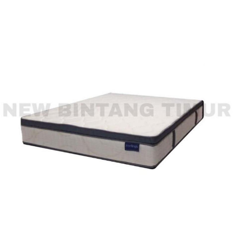 TERLARIS !! Spring Bed Romance Feelings Plush Top 160 x 200 Mattress Only Putih TERBARU