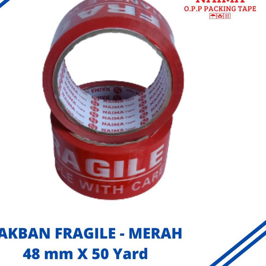 

✦✧✦ LAKBAN FRAGILE MERAH PUTIH MURAH 48mm x 50 YARD