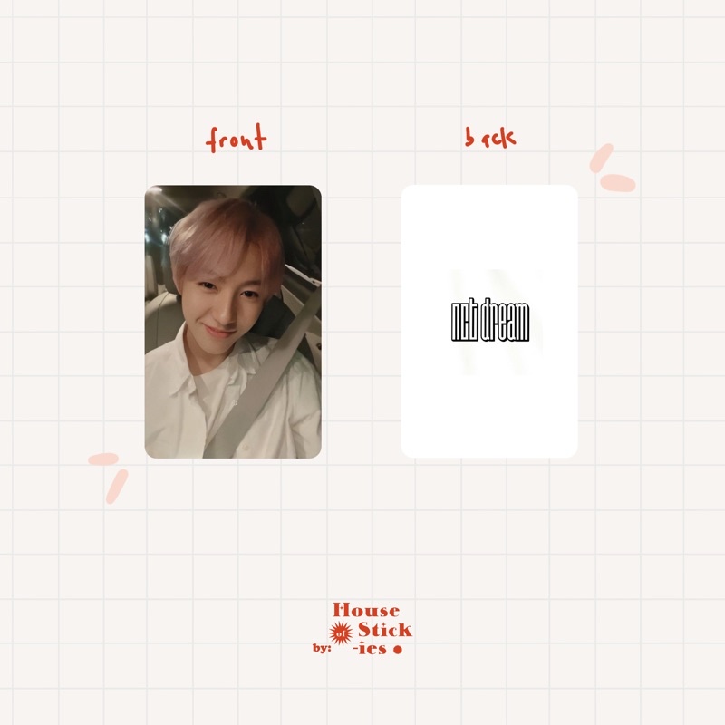 NCT DREAM Unofficial Photocard (Boyfie Selca Vol. 2)