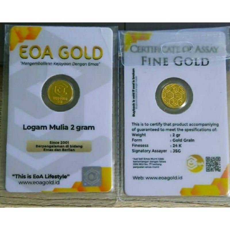 EOA GOLD 2 g 24K/ 99.99%