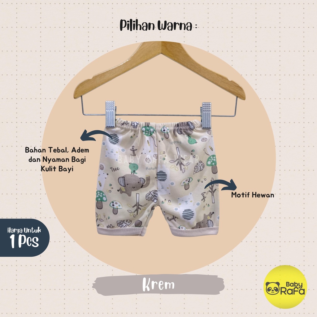 Celana Pendek Bayi Newborn Animal Series merk KOTOBUKI