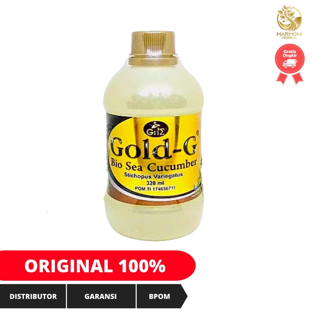 GOLD G GAMAT SUPER 320ML - ORIGINAL JELLY GAMAT GOLD-G 320ml