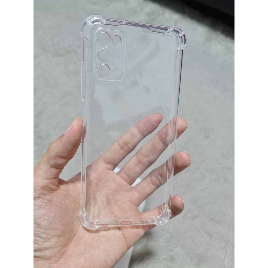 Soft Case Silikon Samsung Galaxy A03s Bening Transparant Airbag Anti Crack Tebal