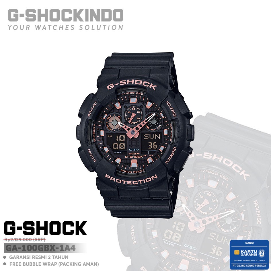 Casio G-Shock GA-100GBX-1A4 / GA-100GBX-1A4DR Original