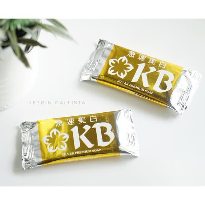 2pcs KB WHITENING SOAP (2 x 12 gr) Sabun Pemutih Wajah & Badan berBPOM TERBARU