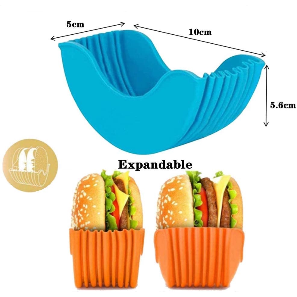 WADAH SILIKON PEMEGANG BURGER &amp; DONUT / HOLDER SILICONE BURGER &amp; DONUT