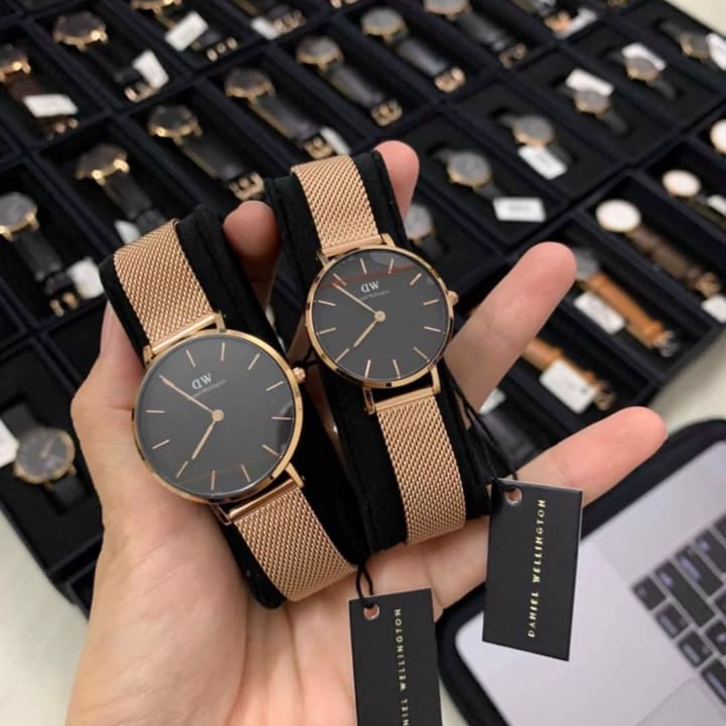 (Original 100% - Garansi 2 Thn) Jam Tangan Daniel Wellington Original Wanita Petite Stainless Steel Free Box  Dan Kartu Ucapan / Jam Tangan DW Original