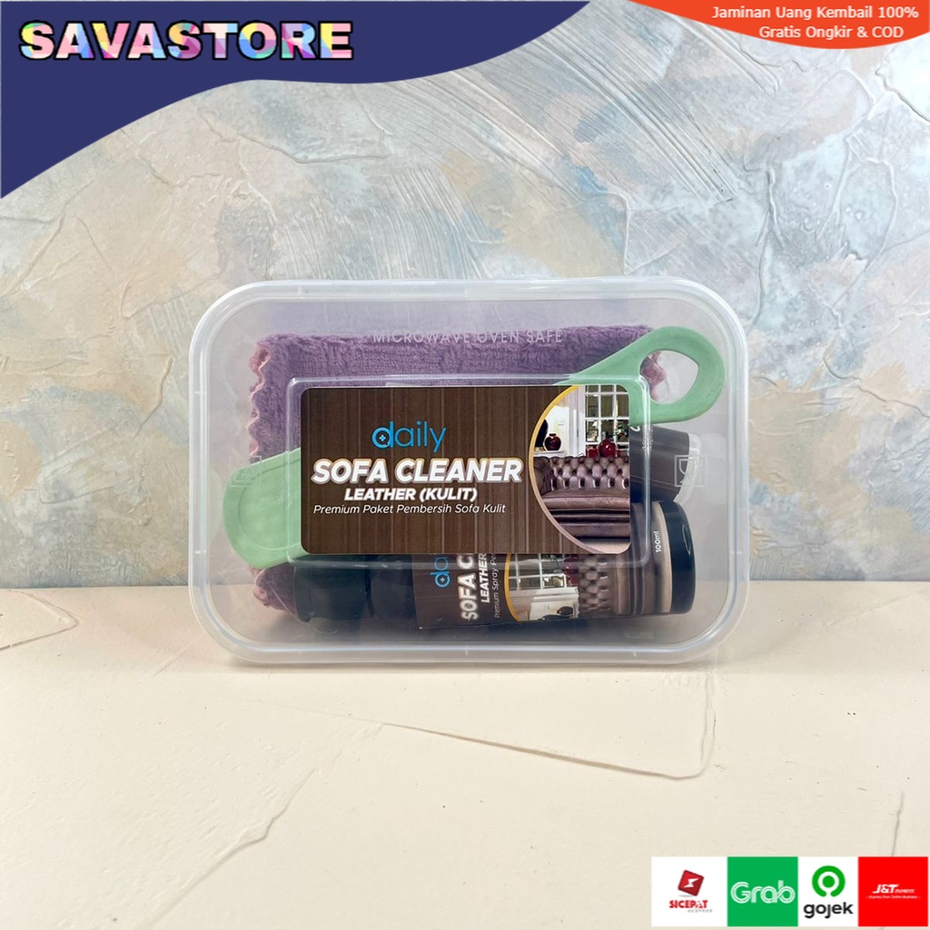 Pembersih Sofa Kulit Daily Sofa Cleaner Leather - SPRAY PEMBERSIH AMPUH SOFA KULIT - SOFA LEATHER CLEANER PACK PREMIUM WATERLESS