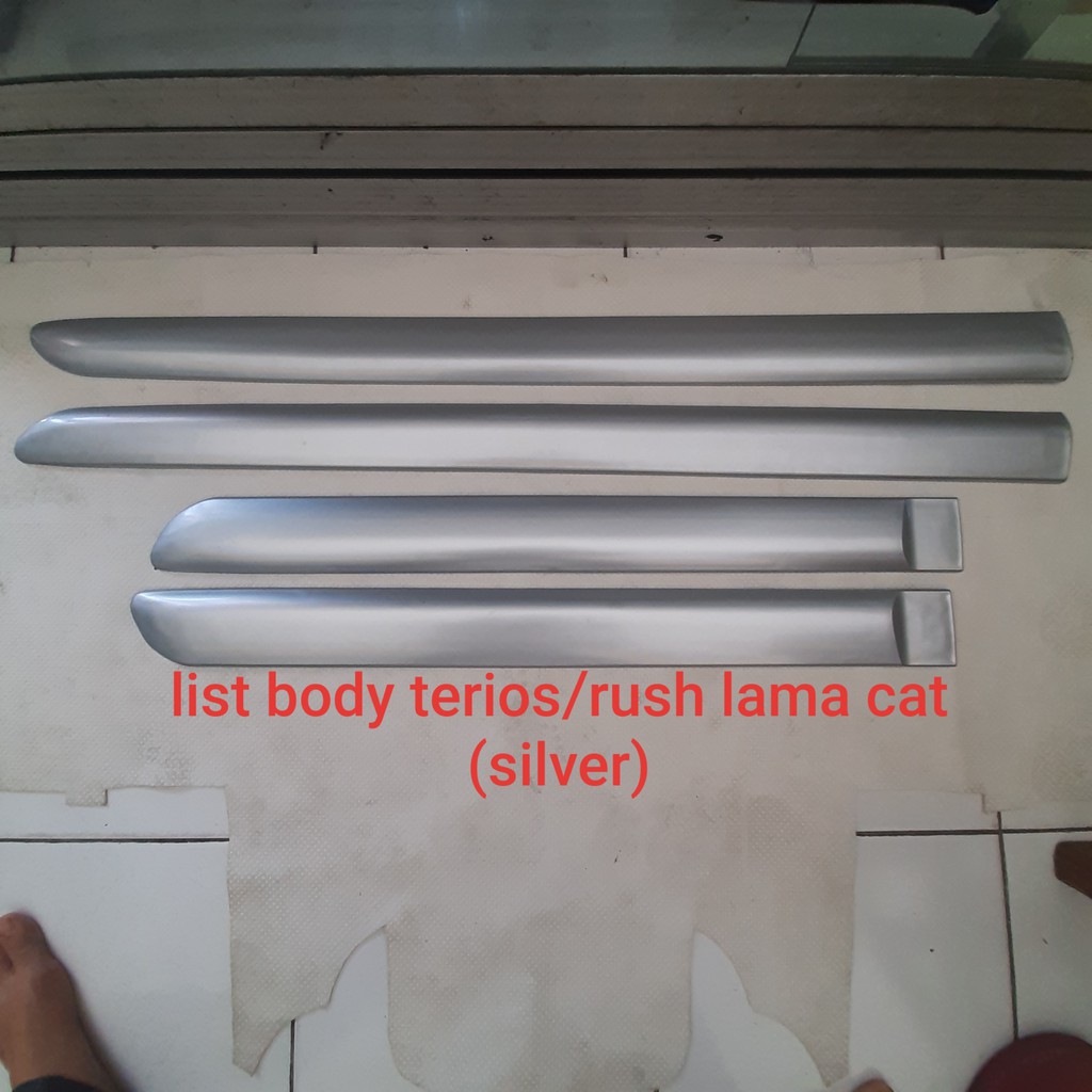 List Body Terios Rush Lama Silver / List Body Mobil Elegan Murah Berkualitas