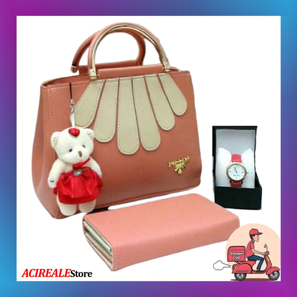 Sophie Paris Tas Selempang Wanita Alaqua Maroon T5624M2 i.204812 O0P1 Tas Batam Tebal Kondangan Cewe