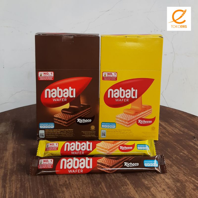 

Nabati Wafer 6g (ecer = 1 pcs)