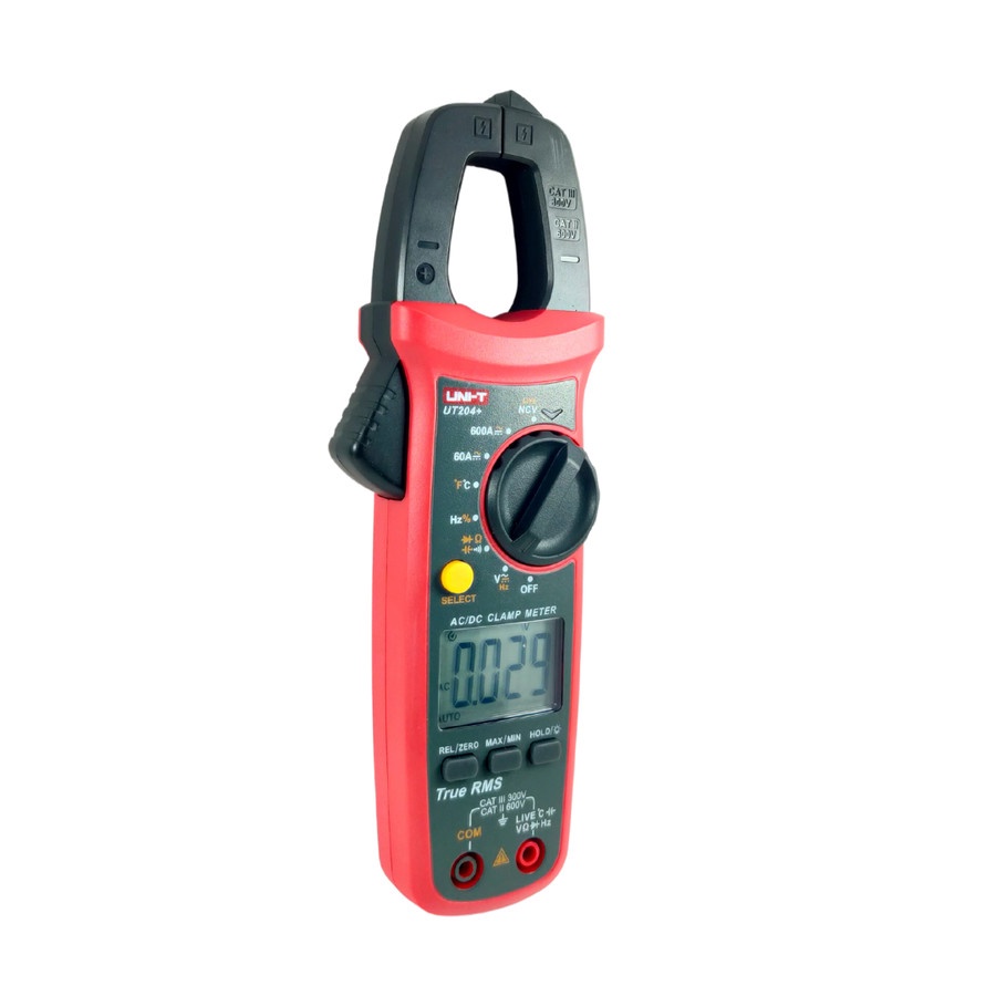 Tang Ampere UNI-T UT204+ AC DC Clamp Meter NCV True RMS UT 204+