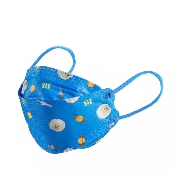 Rc [ Isi 1PCS] Masker KF94 Kids Motif Anak Earloop 4Ply  Disposable Mask Tali Kuping Model Evo Korea