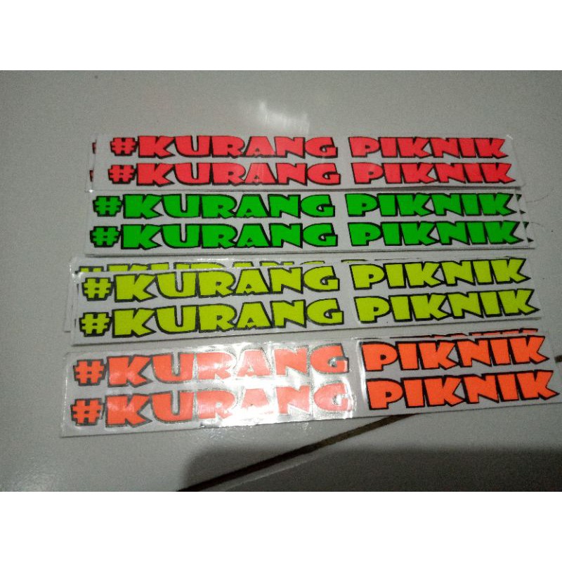 

cutting sticker kurang piknik