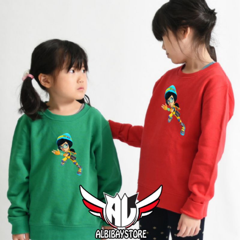 Sweater anak perempuan BOBOIBOY YING