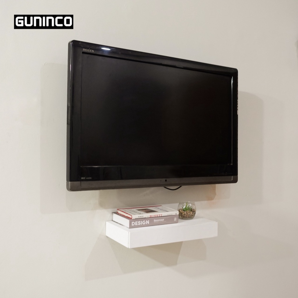 AMBALAN LACI 60x20 Melayang Floating Shelf Rak Buku Minimalis Dinding