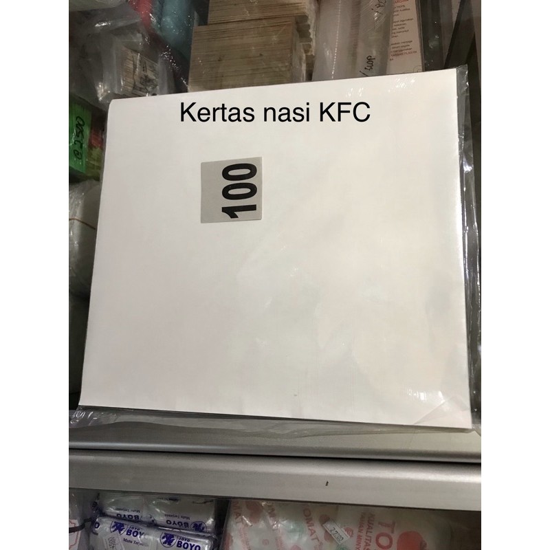 

kertas nasi KFC/rice wrap/kertas nasi putih