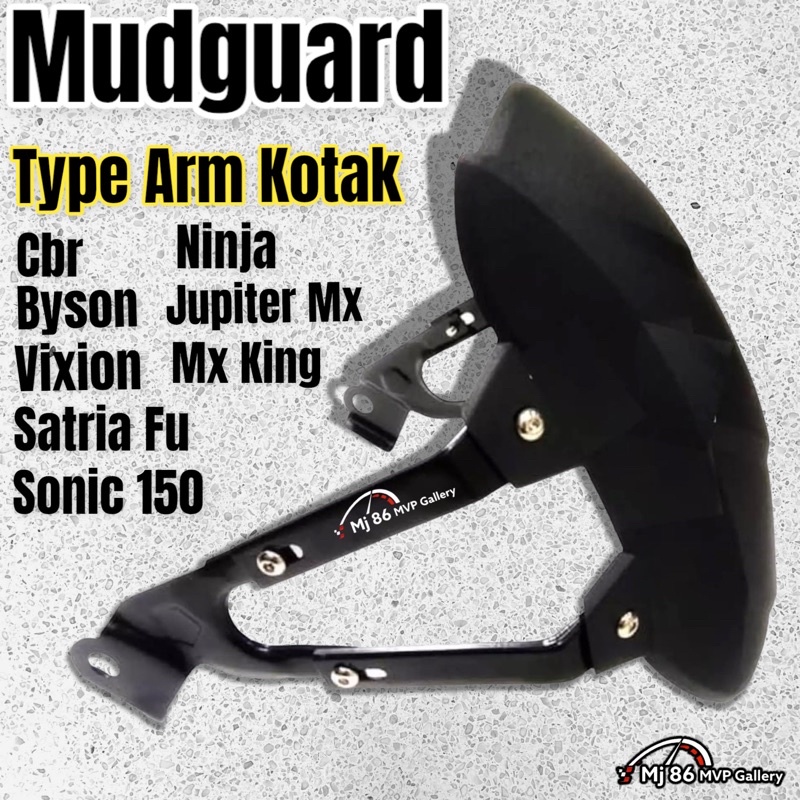 Mudguard Spakbor Kolong Anti Ciprat Motor Vixion Ninja Cbr150 Gsx Mx King Satria Fu Sonic Jupiter Mx Megapro Tiger