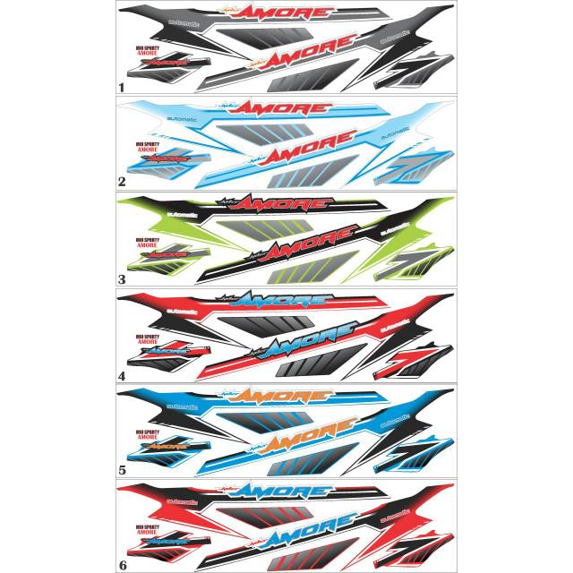 Striping Variasi Mio sporty Mio Amore