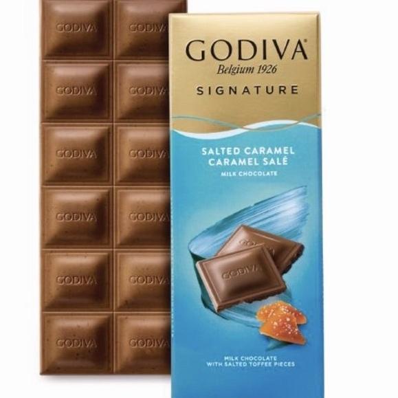 

GODIVA SIGNATURE CHOCOLATE SALTED CARAMEL / COKLAT GODIVA 90GR DC51C1215