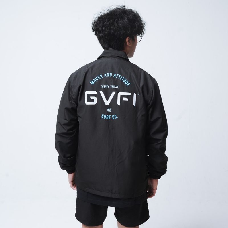 coach jaket cj casual peria keren trendi gvfi varian warna full black