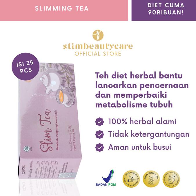 

[ COD ] Slim tea By Slimbeautycare BERGARANSI Kode 1359