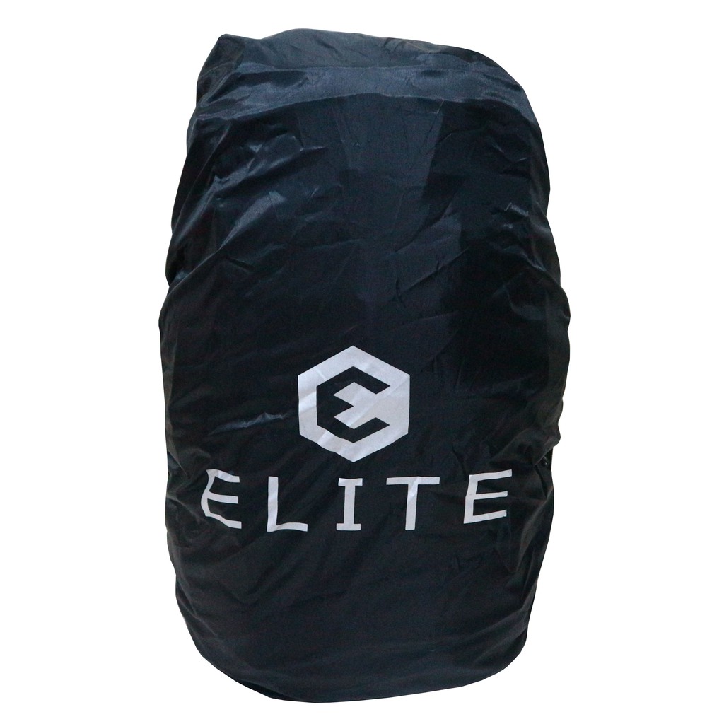 Rain Cover Ukuran Besar Jas Hujan Tas Gunung Elite Hitam Polos Water Proof Berkualitas